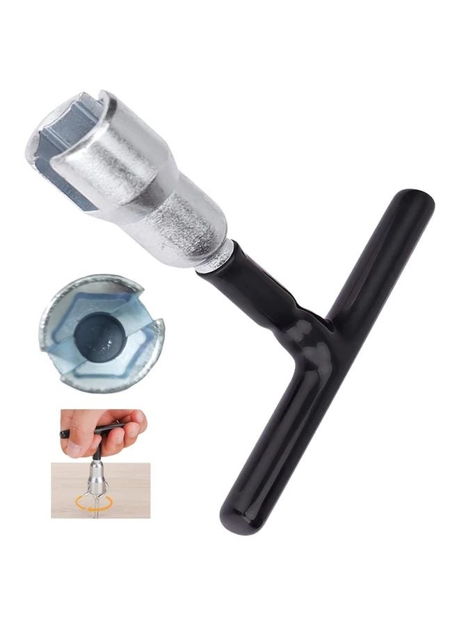 Heavy Duty T Handle Wing Nut Tool 1pc Comfort Grip For Eye Screws Hooks - Image 2