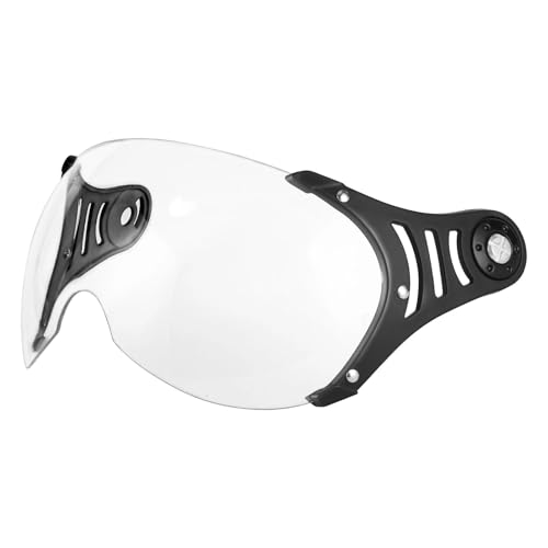 Yesmotor 34 Helmet Visors Model 618Visors Easy Replacement High Definition Half Helmet Visor AttachmentClear Lens - Image 1