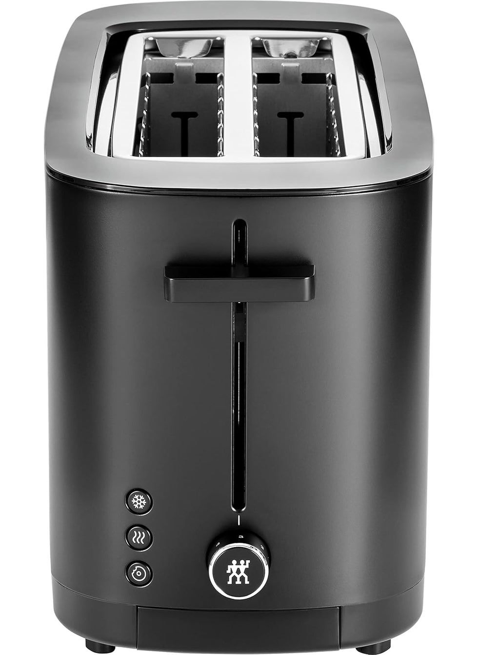Zwilling ZWILLING Enfinigy 2 Long Slot Toaster 4 Slices with Extra Wide 15 Slots for Bagels 7 Toast Settings Even Toasting Reheat Cancel Defrost Black  - Image 3