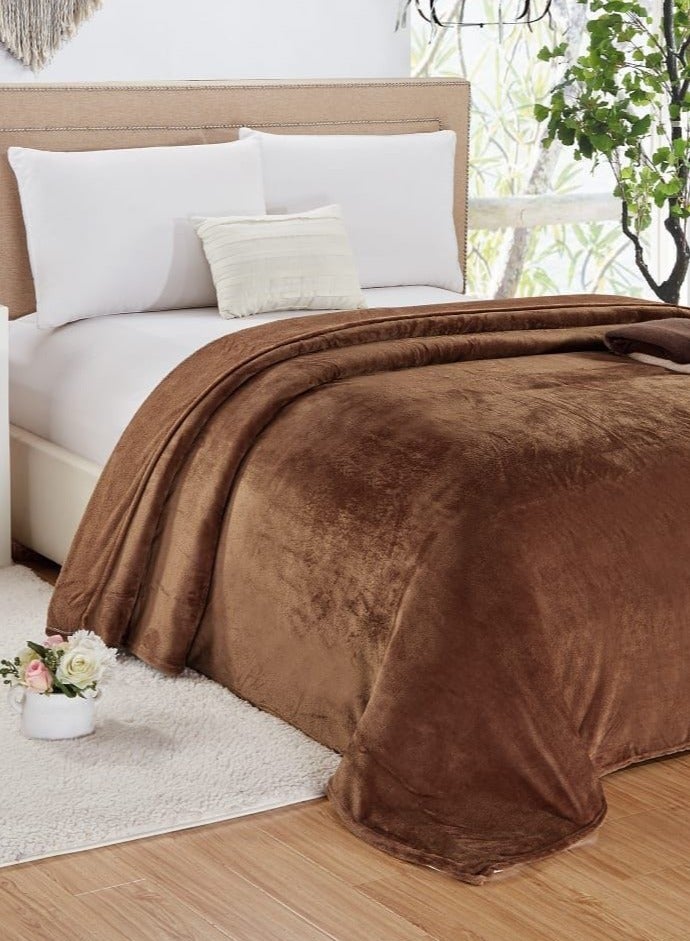Moon 1 Piece Soft Bed Polyester Blanket king Size 200*220 cm  - Image 3