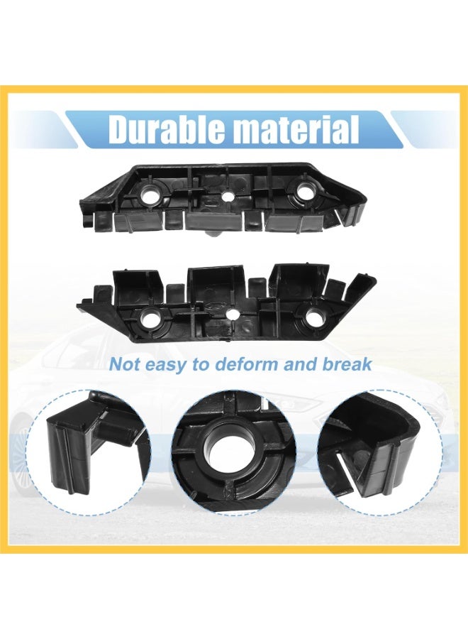 REPAIROCK Pair Front Left and Right Bumper Bracket for Ford Fusion 2013-2016 DS7Z-17C947-B Plastic Black Auto Replacement Parts - Image 2
