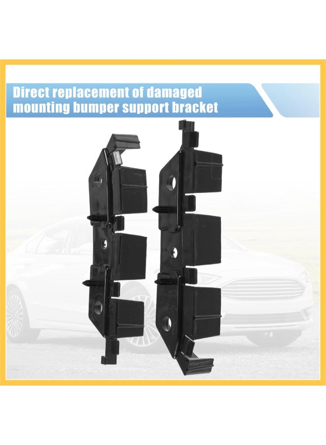 REPAIROCK Pair Front Left and Right Bumper Bracket for Ford Fusion 2013-2016 DS7Z-17C947-B Plastic Black Auto Replacement Parts - Image 4