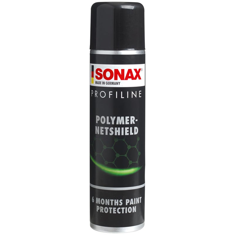 SONAX Polymer Net Shield 223300 | Aerosol-Based Polymer Spray Sealant for Paint Protection | Up to 6 Months of Protection | UV, Acid Rain & Contaminant Defense | Easy Application & High Gloss | 340ml - Image 1