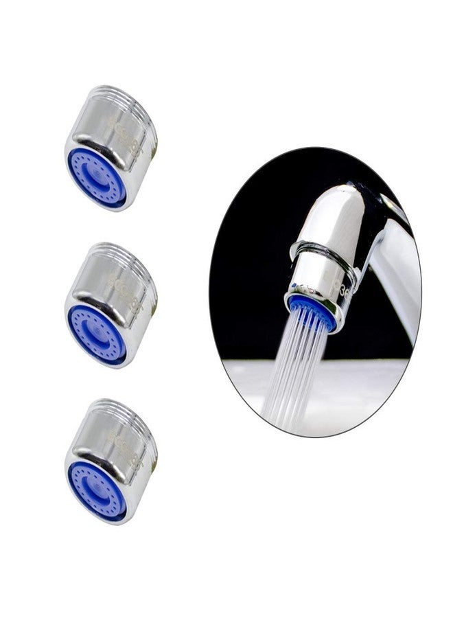 ECO365 Kitchen Tap 3 LPM Dual Threaded Shell Aerator | Water Saving Faucet Nozzle | Fits Inner (24mm) & Outer (22mm) Taps | Eco-Friendly, Anti-Splash, Rust Resistant - (Pack of 3) - Image 1