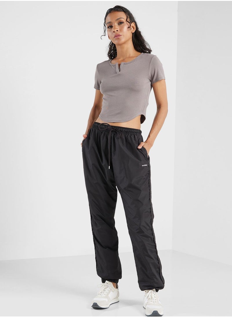 FRWD - Curved Hem Cropped Top - Image 1