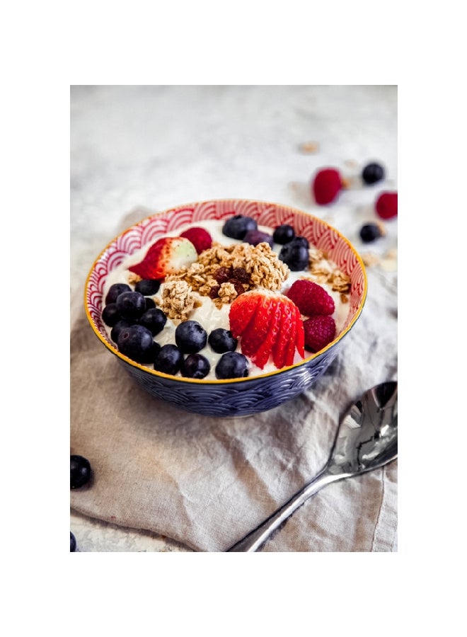 KitchenCraft Arched Design Microwave and Dishwasher Safe Ceramic Bowl Multicolor 15.7 cm KCBOWL27 - Image 4