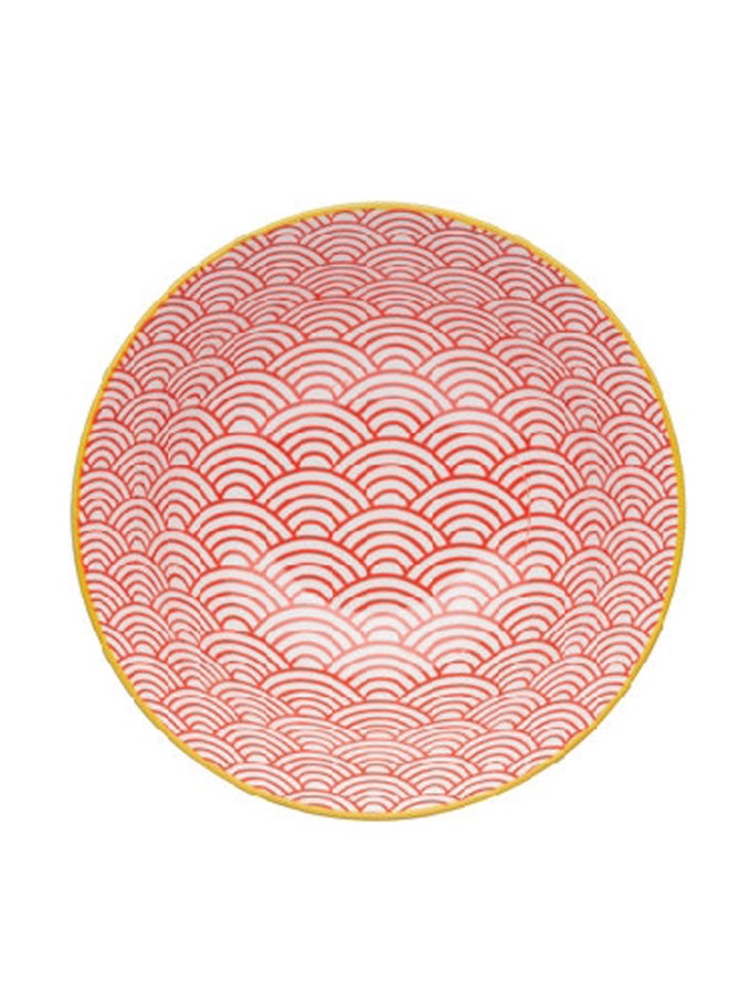 KitchenCraft Arched Design Microwave and Dishwasher Safe Ceramic Bowl Multicolor 15.7 cm KCBOWL27 - Image 2