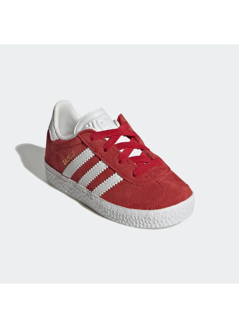 اديداس Gazelle Comfort Closure Elastic Laces Shoes Kids