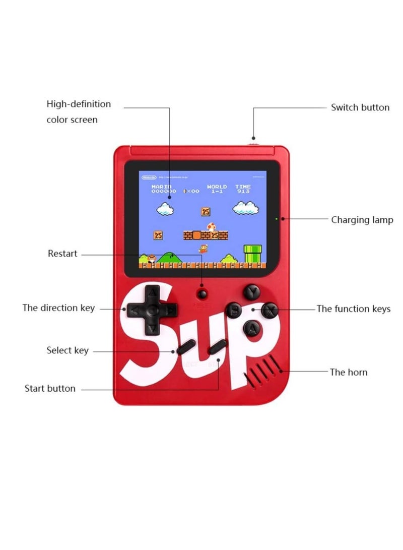 ELTRAZONE "INJOY SUP Game Box – 400 Retro Games in 1 Mini Console, TV Connectivity, Color: Yellow" - Image 2