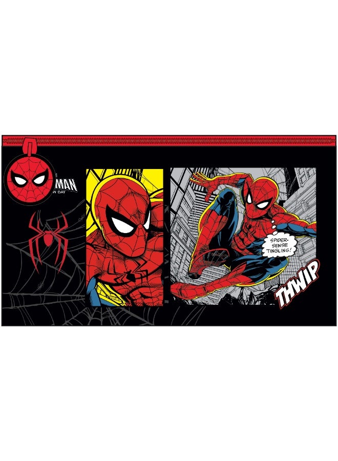 Marvel Universe Spider Man Brand New Day 5-In-1 Value Pack with 16-Inch Trolley Backpack, Lunch Bag, Lunch Box, Bottle & Pouch - Image 4