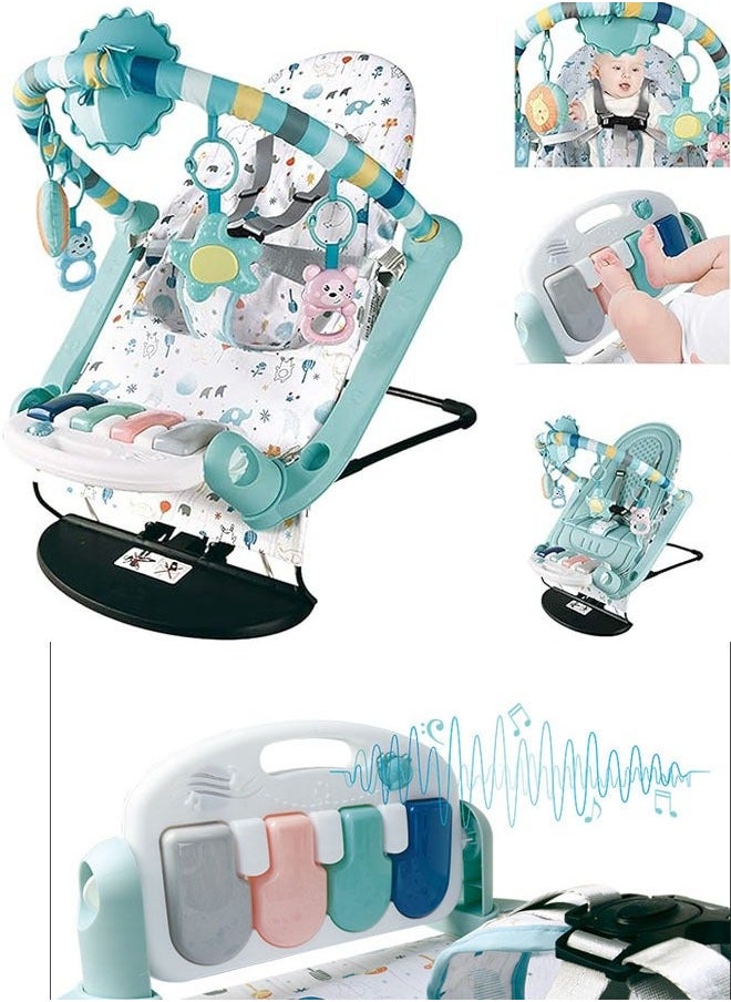 Baby Swing Bouncer Electric Rocking Chair with Pedal Piano