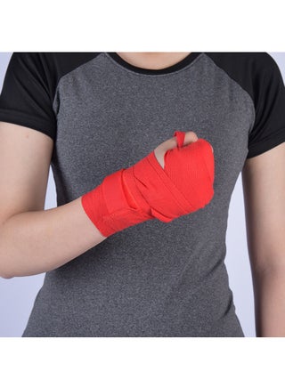 Hand Wraps Men Women Performance Essentials MMA Boxing Muaythai Kickboxing Gym Stretch Protection Support Band Accessories for Wrist Knuckles - view 5