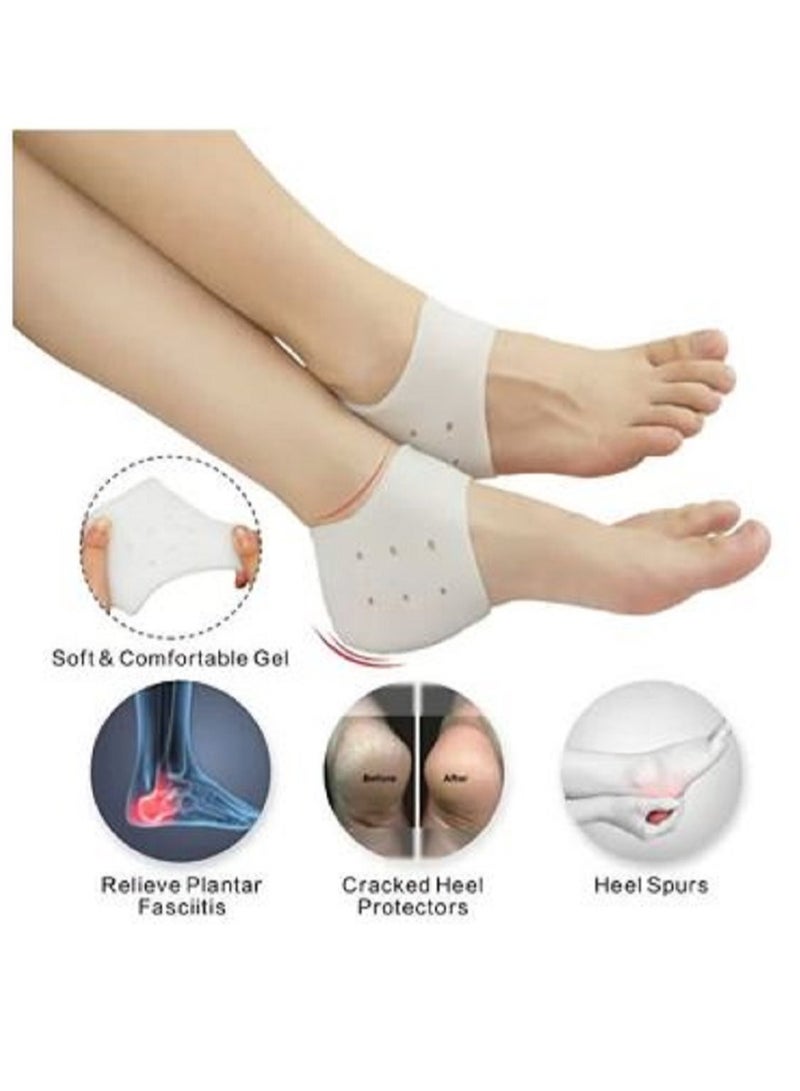 AGD 3-Pair Of Breathable Anti-Drying Gel Heel Protectors - Image 2