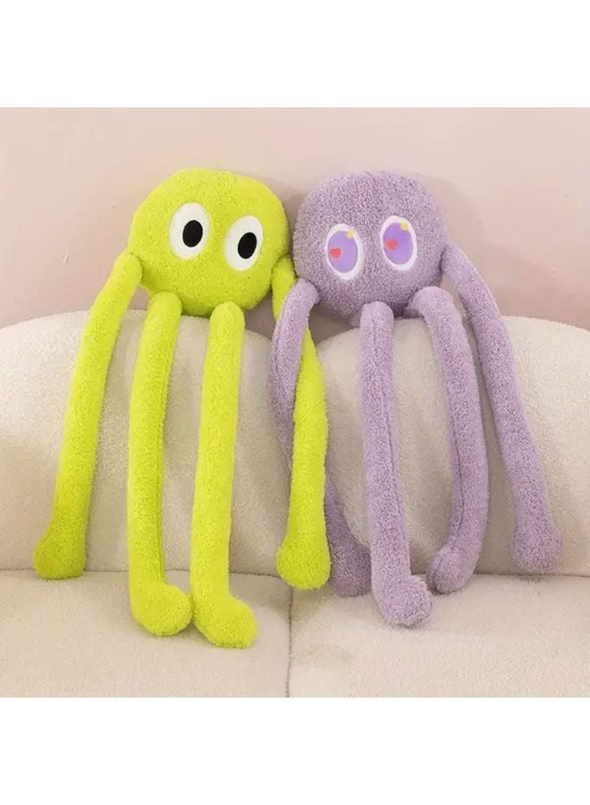 Green Octopus Plush Toy Cute Ocean Creature Soft Stuffed Animal Holiday Gift - Image 2