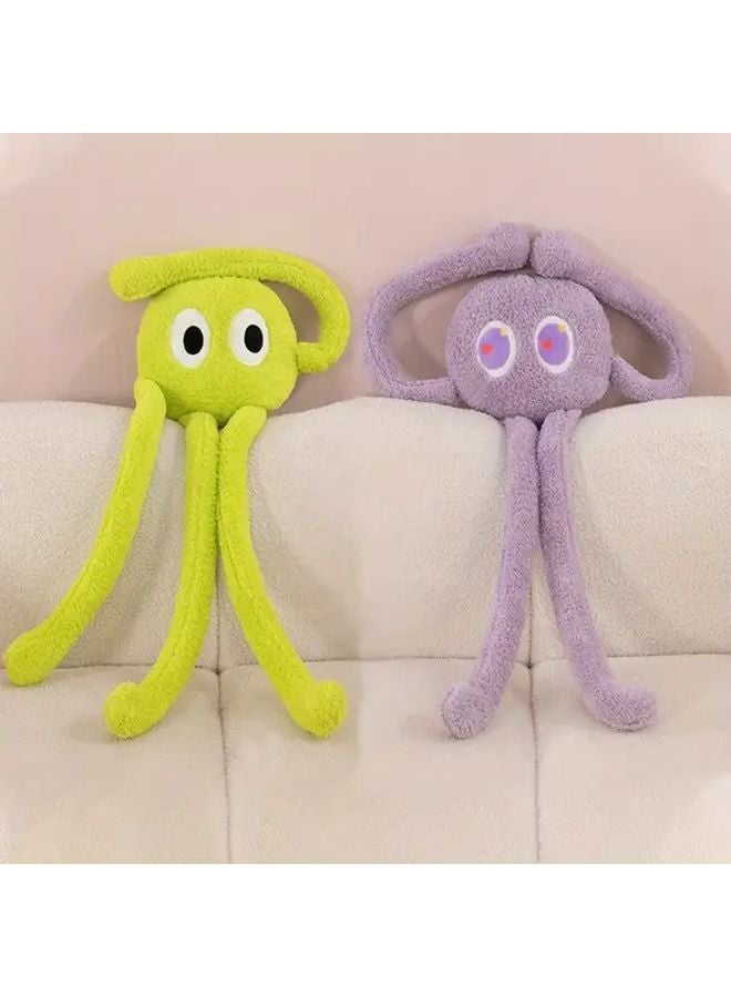 Green Octopus Plush Toy Cute Ocean Creature Soft Stuffed Animal Holiday Gift - Image 5