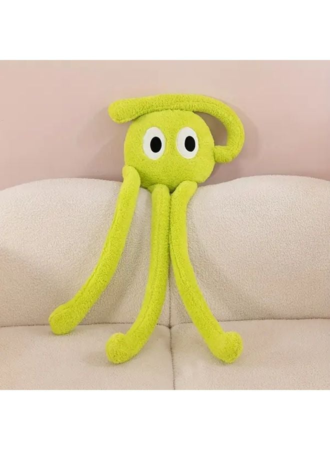 Green Octopus Plush Toy Cute Ocean Creature Soft Stuffed Animal Holiday Gift - Image 1