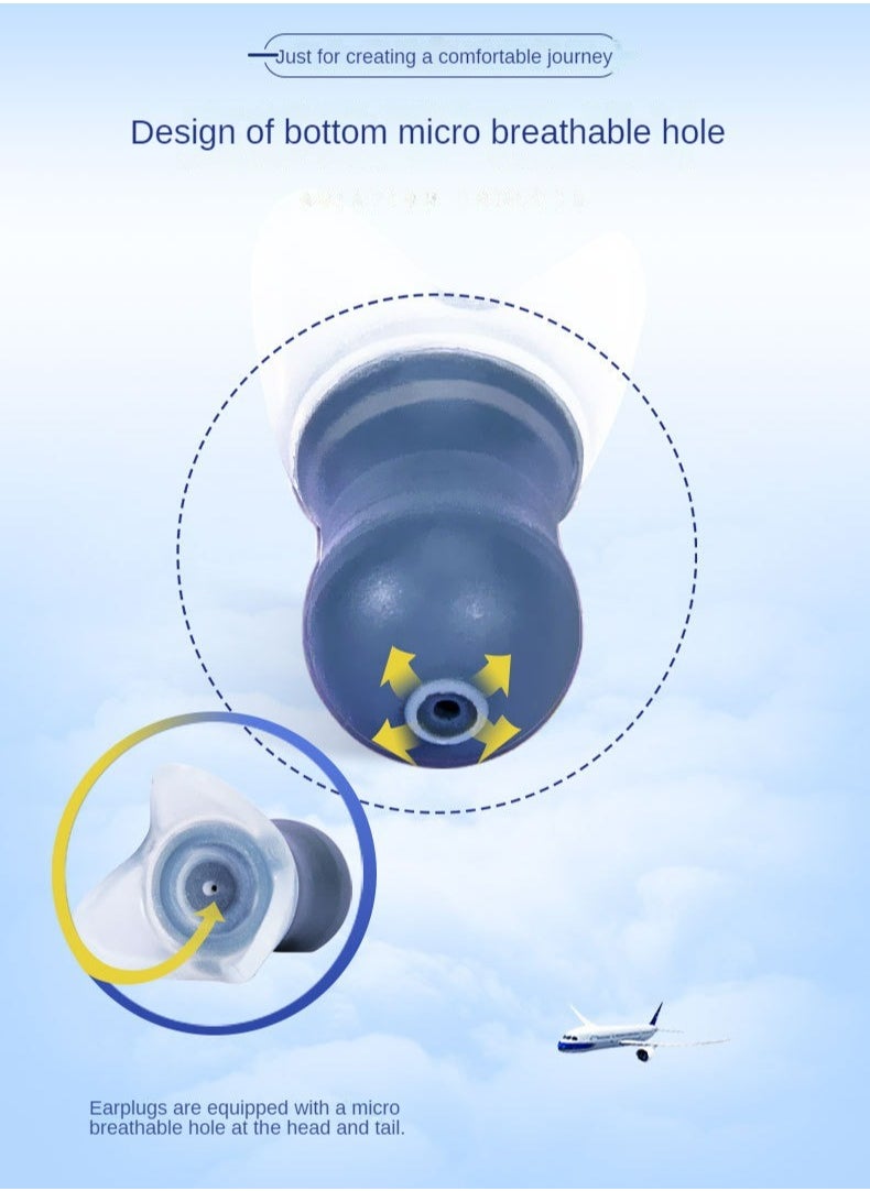 BDS safety - Pair of 2 Professional Aviation Flight Earplugs - Image 1