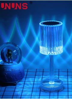UNUNS Crystal Lamp,Touch Table Lamp With Touch Remote Control,16 Color LED 3D Rose Diamond Lamp,USB Rechargeable,Night Lights,Bedside Lamp,Dining Room Lamp,Atmosphere Light For Bedroom/Living Room  - Image 2