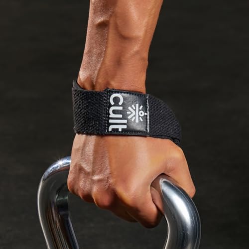 Cult Neo Weightlifting Wrist Wraps for Men & Women – Adjustable Gym Wrist Support Straps for Lifting, CrossFit, Powerlifting, Strength Training & Fitness – Durable, Comfortable & Sweat-Resistant - Black - Image 2