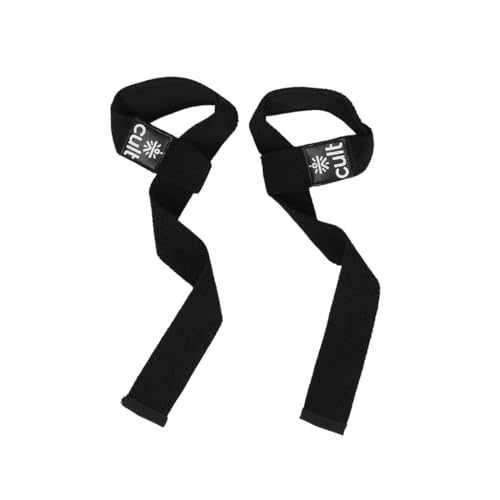Cult Neo Weightlifting Wrist Wraps for Men & Women – Adjustable Gym Wrist Support Straps for Lifting, CrossFit, Powerlifting, Strength Training & Fitness – Durable, Comfortable & Sweat-Resistant - Black - Image 1