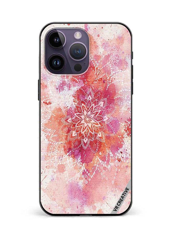 VR CREATIVE Protective Case Cover For Apple iPhone 16 Pro Mandala Design Multicolour - Image 1
