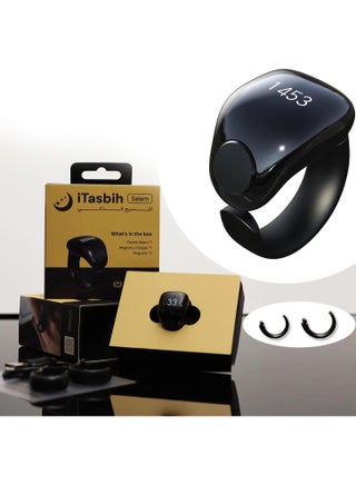 Salam Smart Tasbih Ring – Digital Islamic Zikr Counter, OLED Display, App Sync, Magnetic Charging, Long Battery Life, IP67 Waterproof, Prayer Reminder - pzsku/ZB3E65FD2424DA816B1EFZ/45/1745511797/a05cc815-d27e-406a-bdd5-c9034d694810
