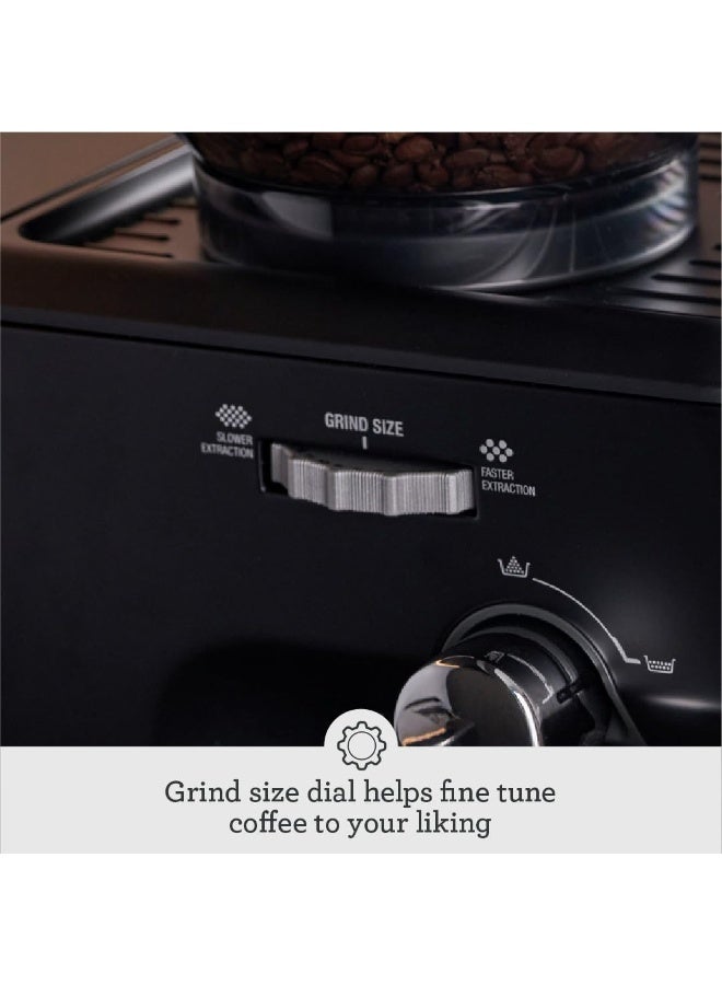 Sage The Barista Express Impress - Bean to Cup Coffee Machine with Grinder and Milk Frother, Black Truffle - KSA Version, 2 Year Manufacturer Warranty - Image 5