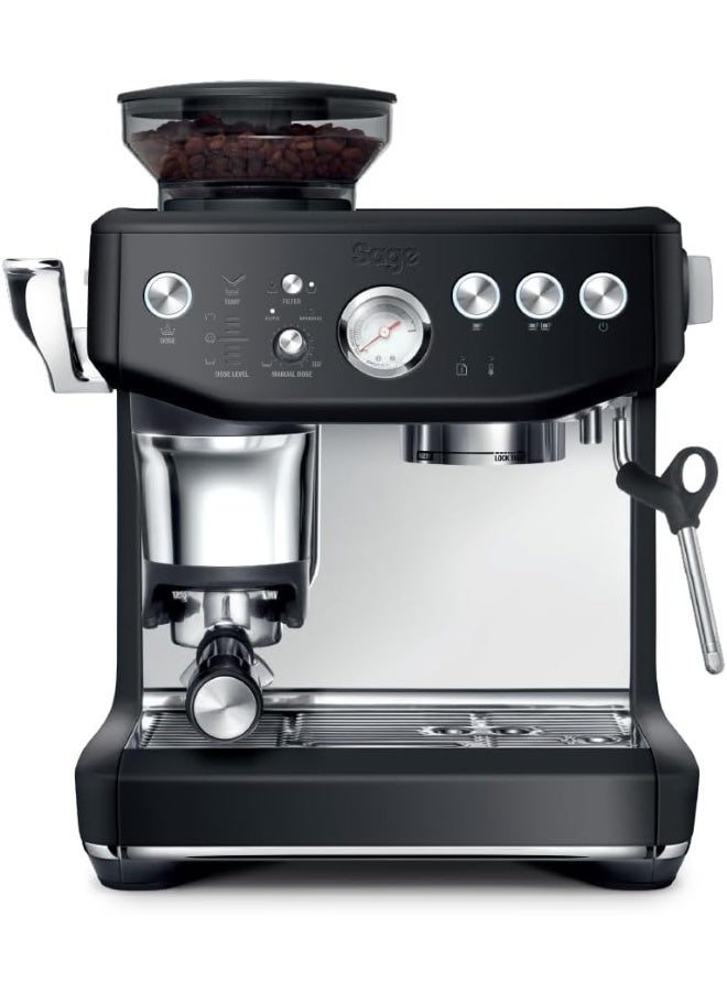Sage The Barista Express Impress - Bean to Cup Coffee Machine with Grinder and Milk Frother, Black Truffle - KSA Version, 2 Year Manufacturer Warranty - Image 1