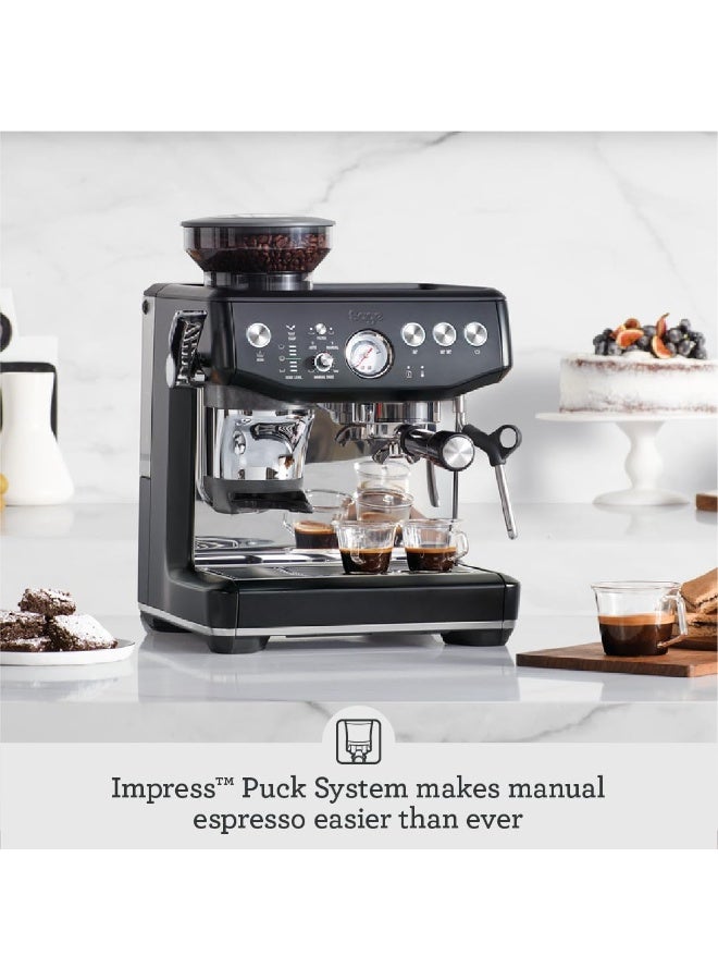 Sage The Barista Express Impress - Bean to Cup Coffee Machine with Grinder and Milk Frother, Black Truffle - KSA Version, 2 Year Manufacturer Warranty - Image 3