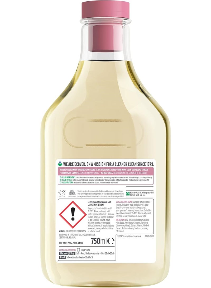 إكوفر سائل غسيل الصوف والحرير بمكونات نباتية 750 مل - Image 2
