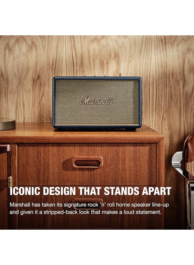 مارشال Acton III 60W Premium Home Wireless Speaker With Bluetooth 5.2 And Multiple Inputs - Enjoy signature Marshall Sound - Blue Blue - Acton III - Image 1