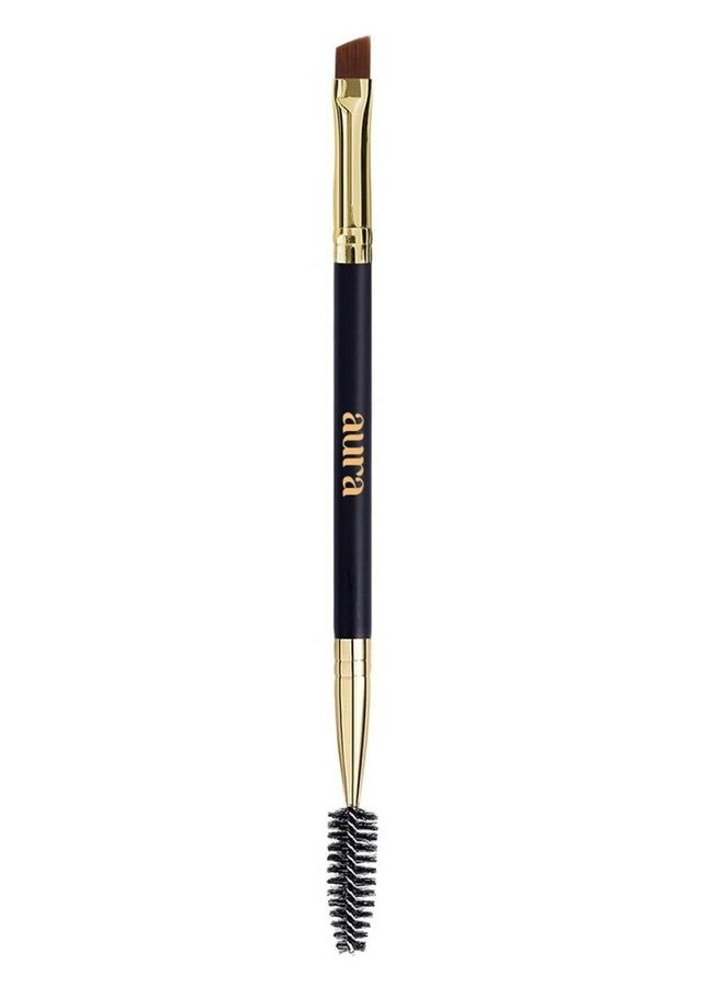 AURA Duo Eyebrow Brush By Aura. Eyeliner Brush. Brow Brush. Eyebrow Comb. Eye Makeup Brushes. Eyelash Brush. Eyebrow Brush Applicator. Brow Tint Brush. Eye Lash Brush. Brocha Para Cejas. - Image 1