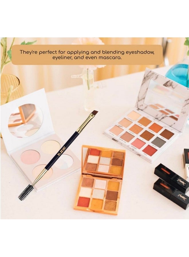 AURA Duo Eyebrow Brush By Aura. Eyeliner Brush. Brow Brush. Eyebrow Comb. Eye Makeup Brushes. Eyelash Brush. Eyebrow Brush Applicator. Brow Tint Brush. Eye Lash Brush. Brocha Para Cejas. - Image 3