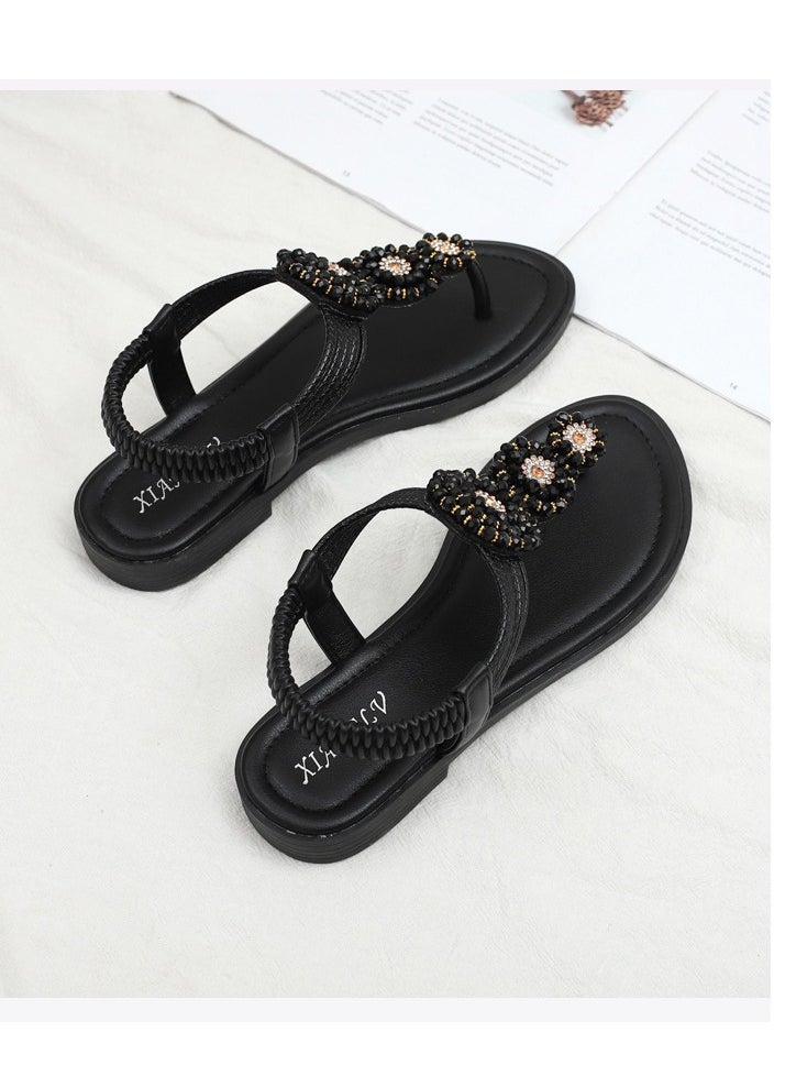 SIKETU Summer Plus Roman Flat Bottomed Beach Vacation Sandals  - Image 2