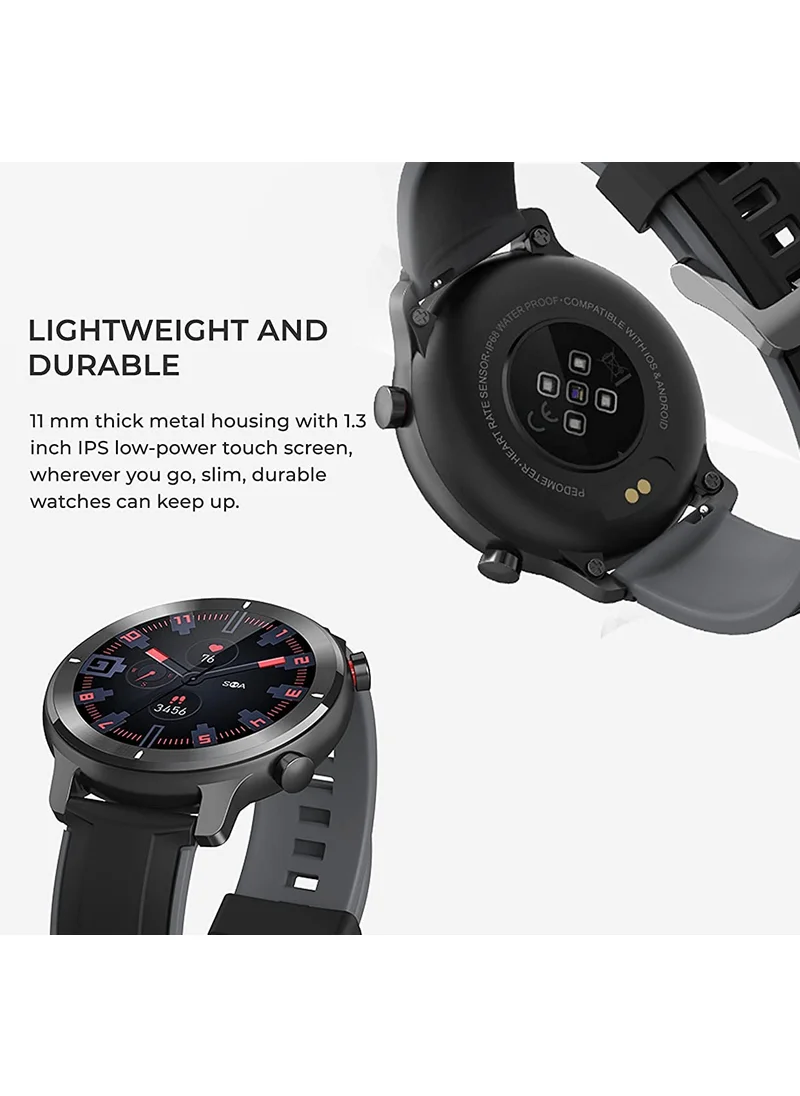 فرنش كونكشن French Connection R4 series Smartwatch with Full Touch HD Screen-Metal Case-SPO2-Continues Heart Rate & Blood Pressure Monitoring-Temperature Monitor And IP68 Waterproof - R4-A - 45 mm