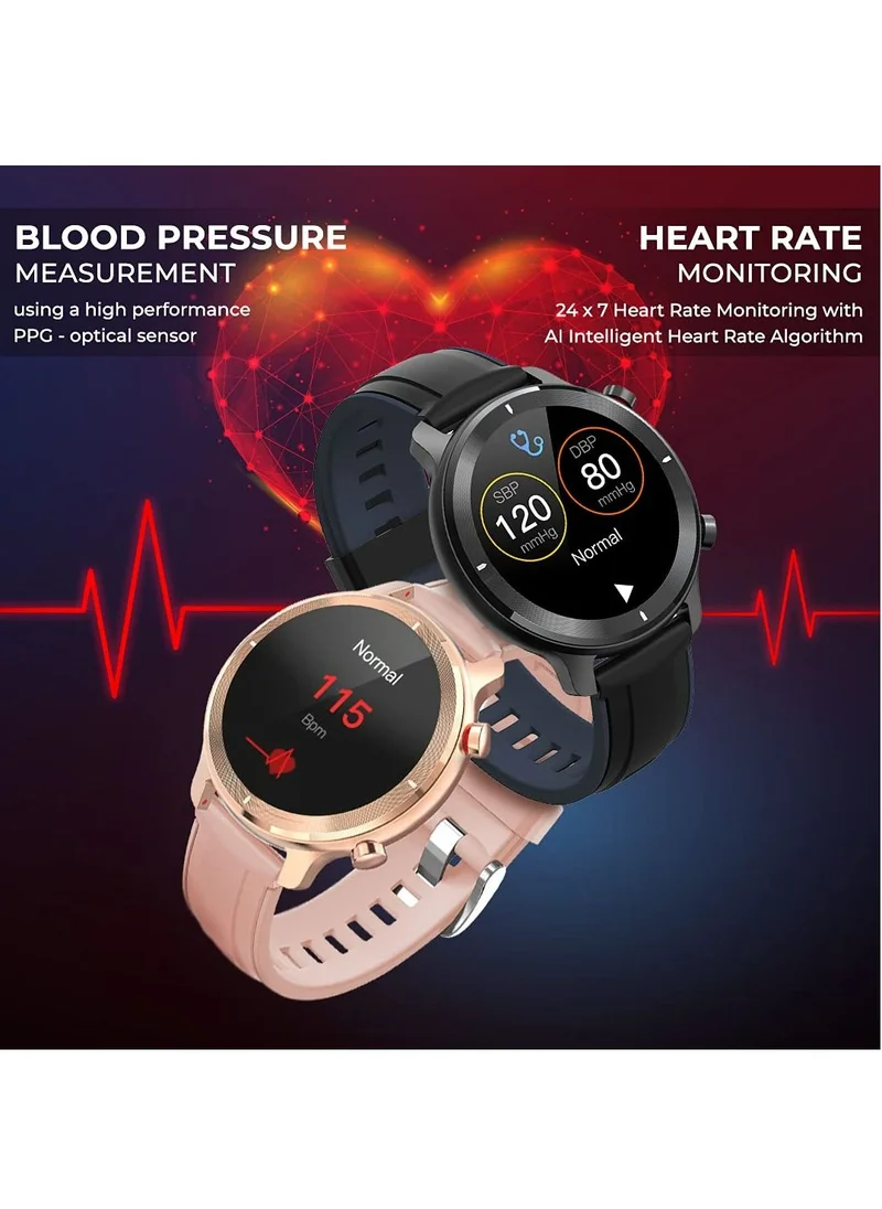 فرنش كونكشن French Connection R4 series Smartwatch with Full Touch HD Screen-Metal Case-SPO2-Continues Heart Rate & Blood Pressure Monitoring-Temperature Monitor And IP68 Waterproof - R4-A - 45 mm