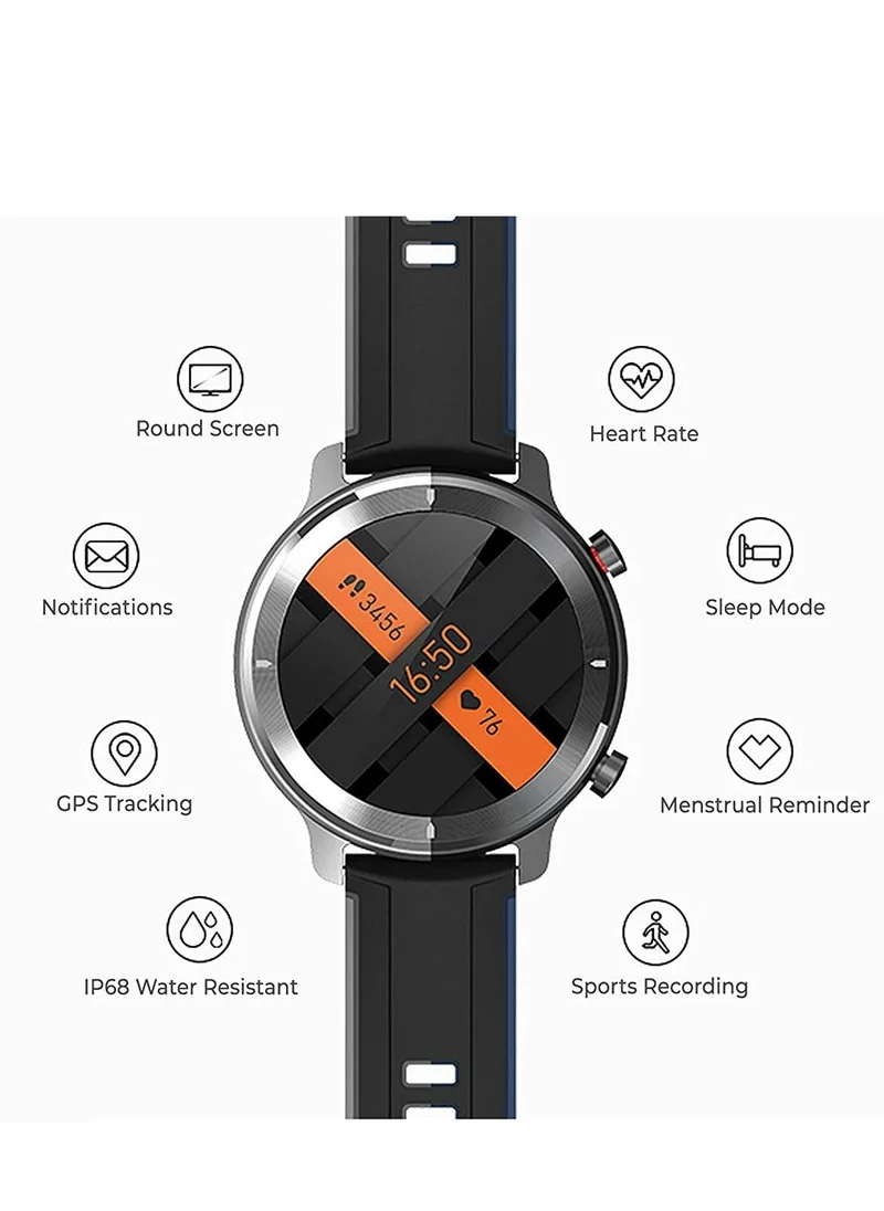 فرنش كونكشن French Connection R4 series Smartwatch with Full Touch HD Screen-Metal Case-SPO2-Continues Heart Rate & Blood Pressure Monitoring-Temperature Monitor And IP68 Waterproof - R4-A - 45 mm