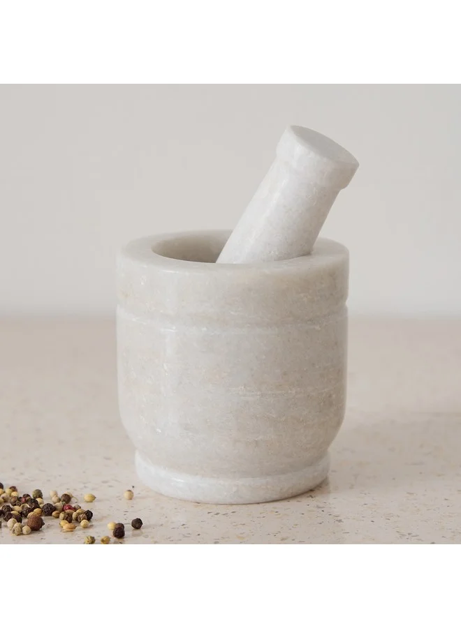 هوم بوكس Marbella 2-Piece Mortar and Pestle Set 10 x 12 x 10 cm
