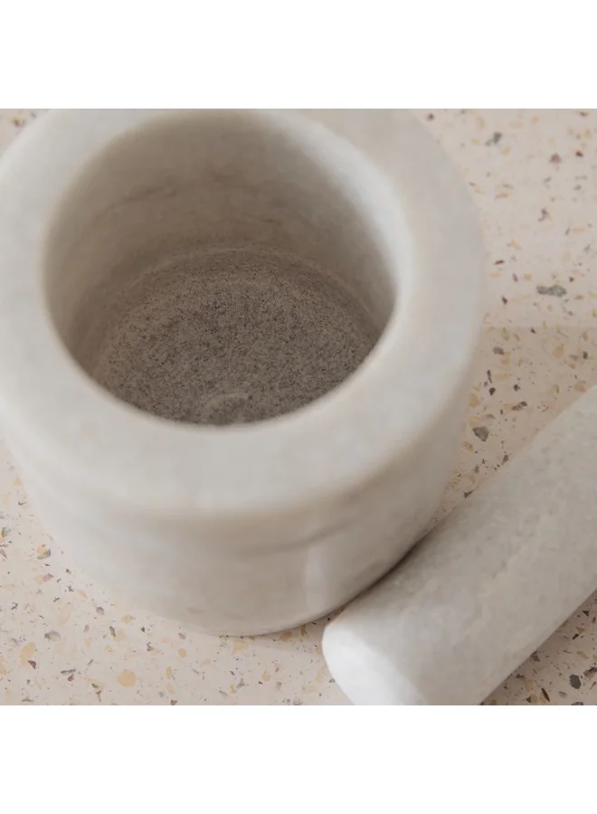 هوم بوكس Marbella 2-Piece Mortar and Pestle Set 10 x 12 x 10 cm