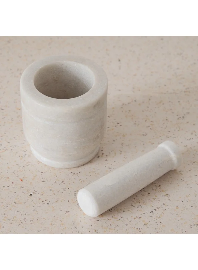 هوم بوكس Marbella 2-Piece Mortar and Pestle Set 10 x 12 x 10 cm