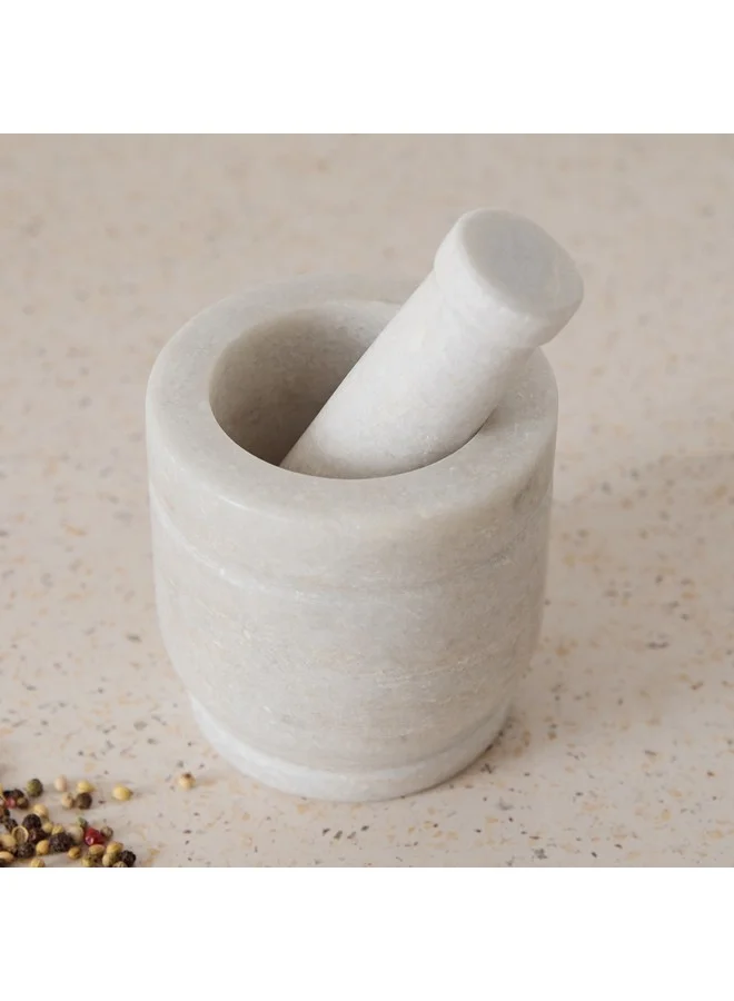 هوم بوكس Marbella 2-Piece Mortar and Pestle Set 10 x 12 x 10 cm