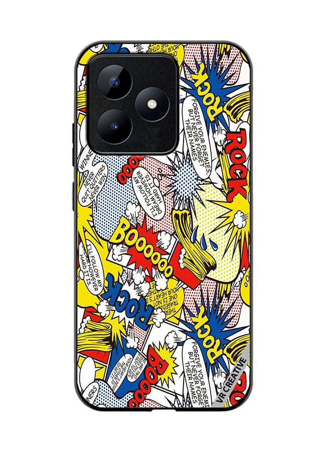 VR CREATIVE Protective Case Cover For Realme C53 Pop Art Design Multicolour - Image 1