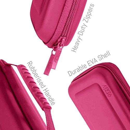Orzly Carry Case for Nintendo Switch Lite - Portable Travel Carry Case with storage for Switch Lite Games & Accessories [Pink] - Image 5