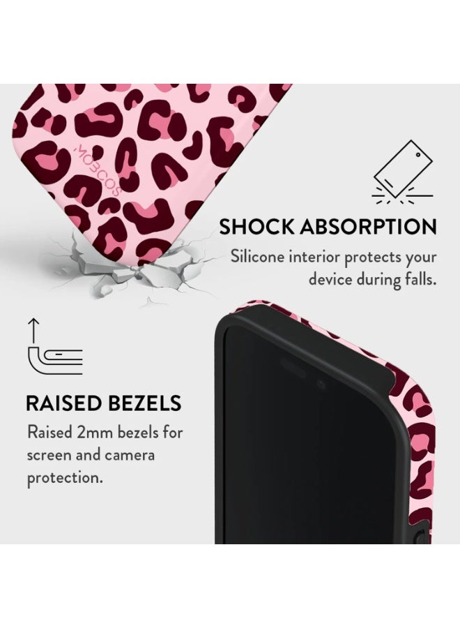 Mobcos iPhone 17 Pro Max Wild Blush Premium Case Compatible with Hybrid Dual-Layer Hard Shell + Silicone Protection - Scratch-Resistant Shockproof Mobile Cover - Image 4