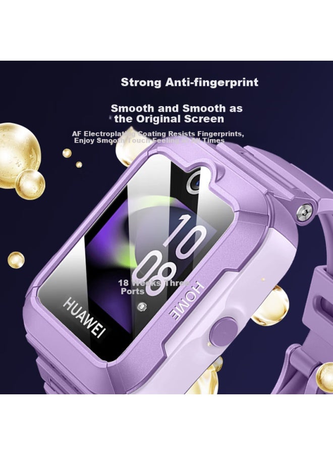 Smorss Suitable For Huawei Children's Watch 5 Protective Film Huawei Children's Watch 5 Tempered Film Full Screen High Definition Anti-scratch Anti-fall Wear-resistant Fingerprint Li - Image 1