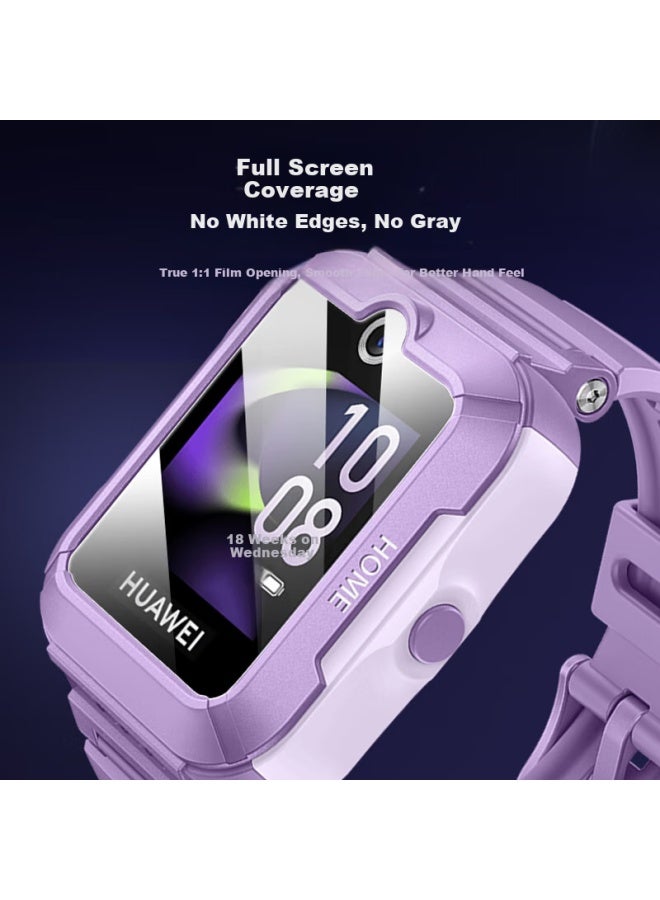 Smorss Suitable For Huawei Children's Watch 5 Protective Film Huawei Children's Watch 5 Tempered Film Full Screen High Definition Anti-scratch Anti-fall Wear-resistant Fingerprint Li - Image 3