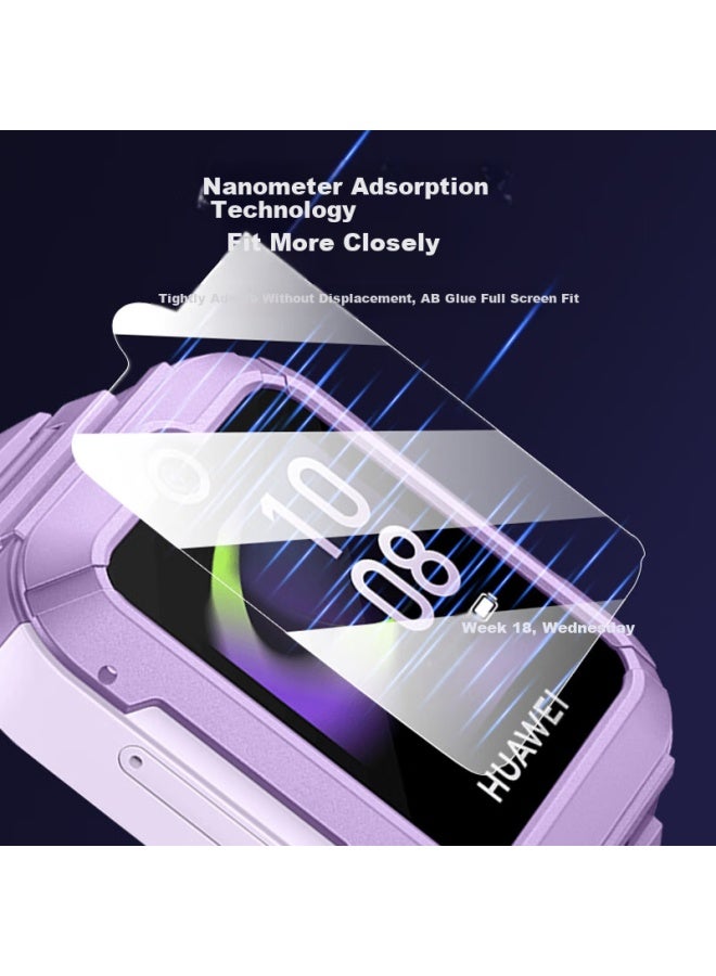 Smorss Suitable For Huawei Children's Watch 5 Protective Film Huawei Children's Watch 5 Tempered Film Full Screen High Definition Anti-scratch Anti-fall Wear-resistant Fingerprint Li - Image 2