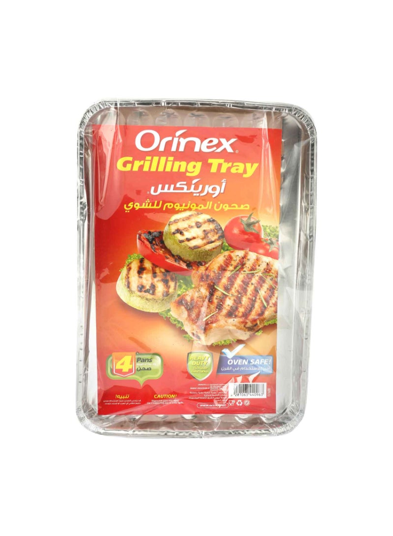 Orinex grilling tray 4 pieces