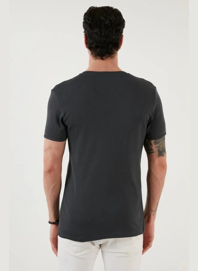 Buratti  Buratti Cotton Button Detailed Slim Fit V-Neck 3-Pack T-Shirt Men's T-SHIRT 5902122S3 for Men | Best Price UAE