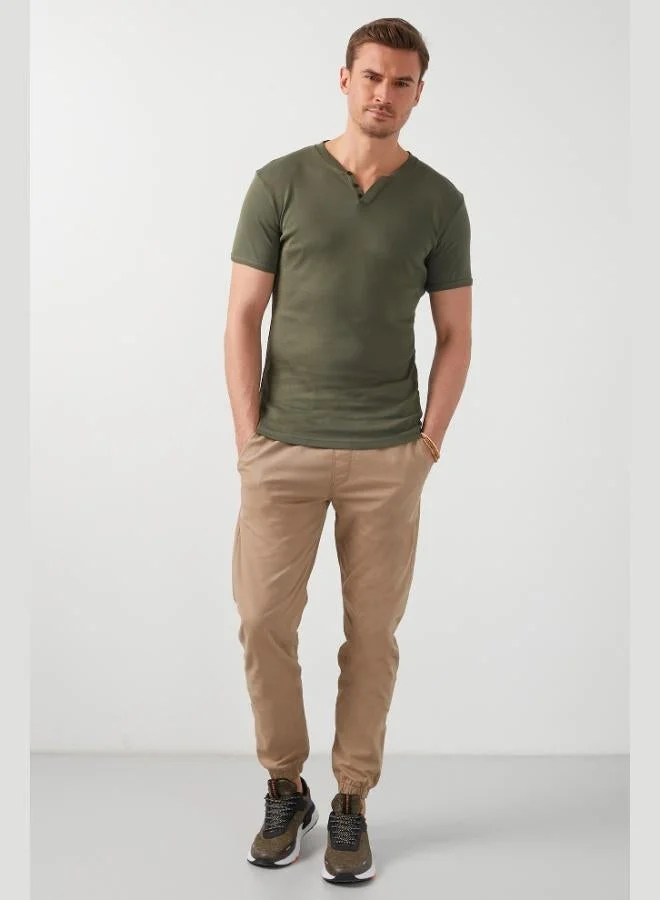 Buratti  Buratti Cotton Button Detailed Slim Fit V-Neck 3-Pack T-Shirt Men's T-SHIRT 5902122S3 for Men | Best Price UAE